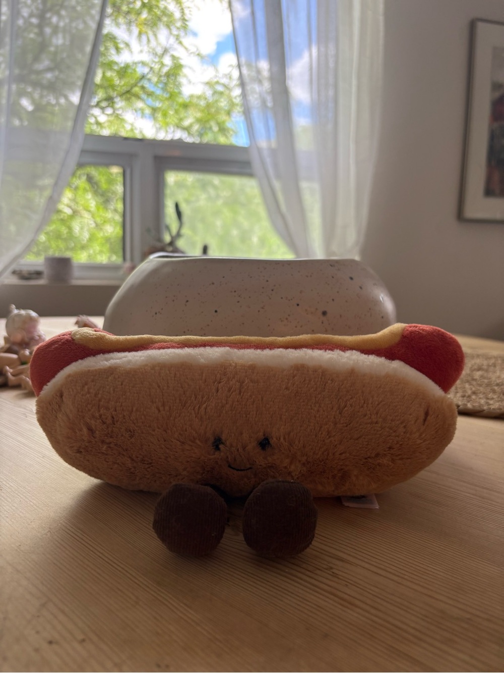 Jellycat hot dog